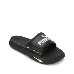 puma Brand Print Slides with Velcro Closure image 2