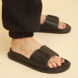yoho Women Slip-On Slides with Buckle Strap image 2