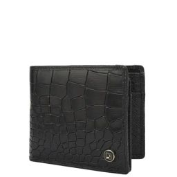 da milano Men Bi-Fold Wallet with Text Embossed  image 2