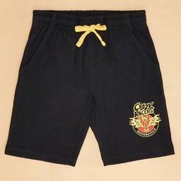 pantaloons junior Graphic Print Regular Fit Flat Front Shorts with Drawstrings image 2