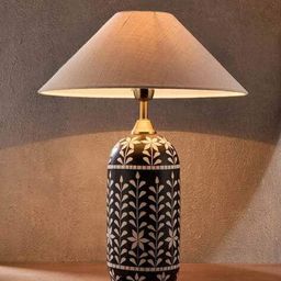 fabindia  Resin Inlay Table Lamp  image 2