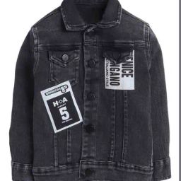 ministitch Boys Button Front Jacket with Graphic Print T-Shirt image 2