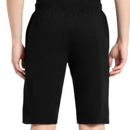 kart black Men Self-design Regular Fit Shorts image 2