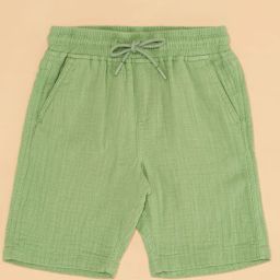 pantaloons junior Regular Fit Flat Front City Shorts with Drawstrings image 2