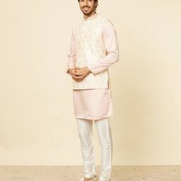 manyavar Men Regular Fit Nehru Jacket image 2