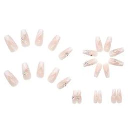 pink truck Set of 24 Artificial Reusable Nails  image 2