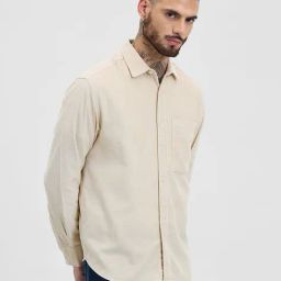 snitch Men Shaket with Patch Pocket & Spread Collar image 2