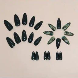 pink truck Set of 24 Artificial Reusable Nails image 2