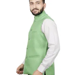 sg leman Nehru Jacket with Welt Pockets image 2