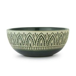 fabindia Green Ceramic Serving Bowl Large image 2