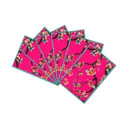 sej by nisha gupta Set of 6 Floral Print Table Placemats & Runner image 2