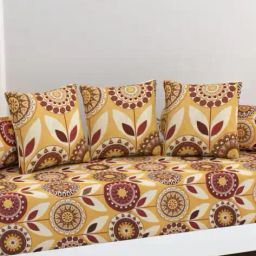home affairs Floral Print Diwan Set image 2