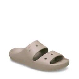 crocs Men Text-Embossed Round-Toe Slides image 2