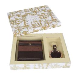 da milano Men Bi-Fold Wallet with Key Chain image 2