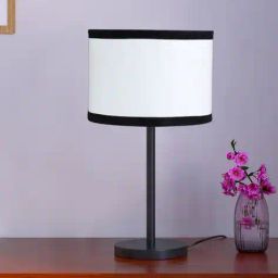 devansh Table Lamp with Cotton Shade image 2