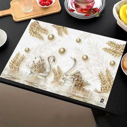 cread craft Set of 6 Waterproof Non-Slip Placemats image 2