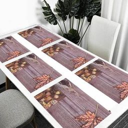 cread craft Set of 6 Waterproof Non-Slip Placemats image 2