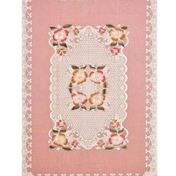 cread craft Floral Print Rectangular Table Cover image 2