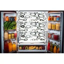 revexo Set of 3 Geometric Print Fridge Mats image 2
