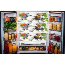revexo Set of 3 Graphic Print Fridge Mats image 2