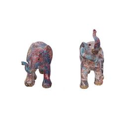tayhaa Set of 2 Story Telling Elephants in Muted image 2