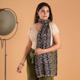 style 98 Women Floral Stole image 2