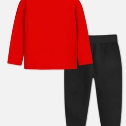 trampoline Typographic Print Pants with Top Set image 2