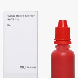 muji Whiteboard Marker Refill Ink Red image 3