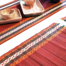peepul tree Set of 6 Handmade Dining Placemats with Table Runner image 3