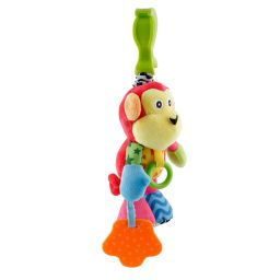 babymoo Monkey Pulling Toy With Teether image 3