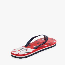frisbee Graphic Print Thong-Strap Flip-Flops image 3