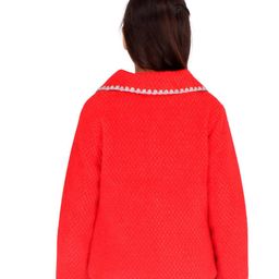 cutecumber Button-Front Jacket with Applique image 3