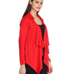 cation Cotton Shrug with Open Front image 3
