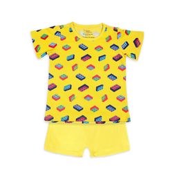 superbottoms Pack of 2 Printed Vests & Shorts Set image 3