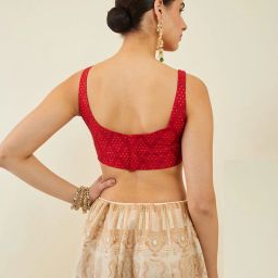 soch Embellished Back-Open Blouse image 3