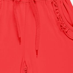 kiddopanti Flat-Front Hot Pants with Drawstring image 3