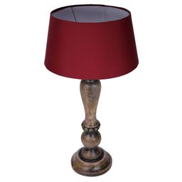 homesake Wooden Table Lamp with Shade image 3