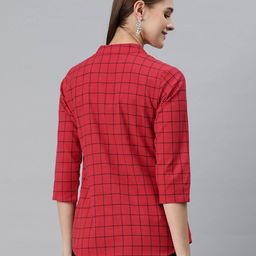 cottinfab Checked Shrug with Front-Open image 3