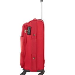 vip Typographic Print Trolley Bag with Number Lock image 3