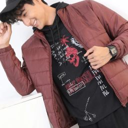 ketch Zip-Front Puffer Jacket with Slip Pockets image 3