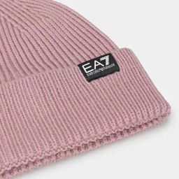 ea7 emporio armani Front Logo Label Pattern Beanie image 3
