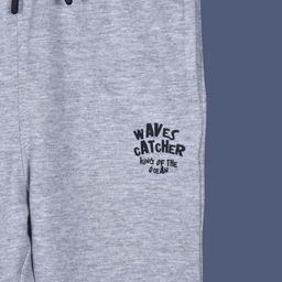 tot teens Typographic Print Joggers with Elasticated Drawstring Waist image 3