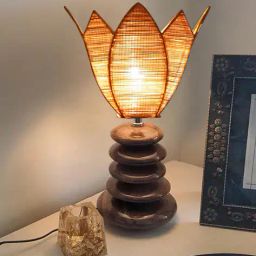 Devansh Rose Bamboo  Table Lamp image 3