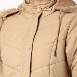 fort collins Button-Down Puffer Jacket with Detachable Hood image 3