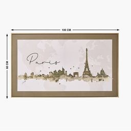 home centre Rectangular Shaped Canvas Paris Picture Frame image 3