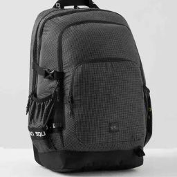 wiki Unisex Checked Backpack with Adjustable Straps image 3