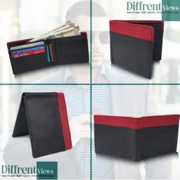 cimoni Men Bi-Fold Wallet with Stitched Edge image 3