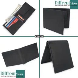 cimoni Men Bi-Fold Wallet with Stitched Edge image 3