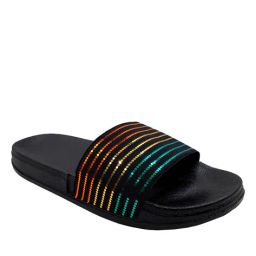 kapani fashion Embellished Slip-On Slides image 3