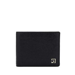 da milano Men Patterned Leather Bi-Fold Wallet & Belt Set image 3